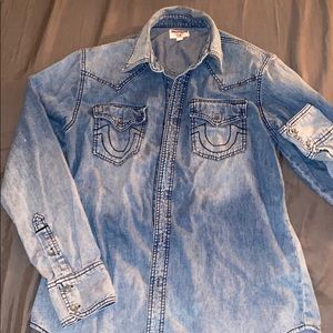 Men’s true religion button up